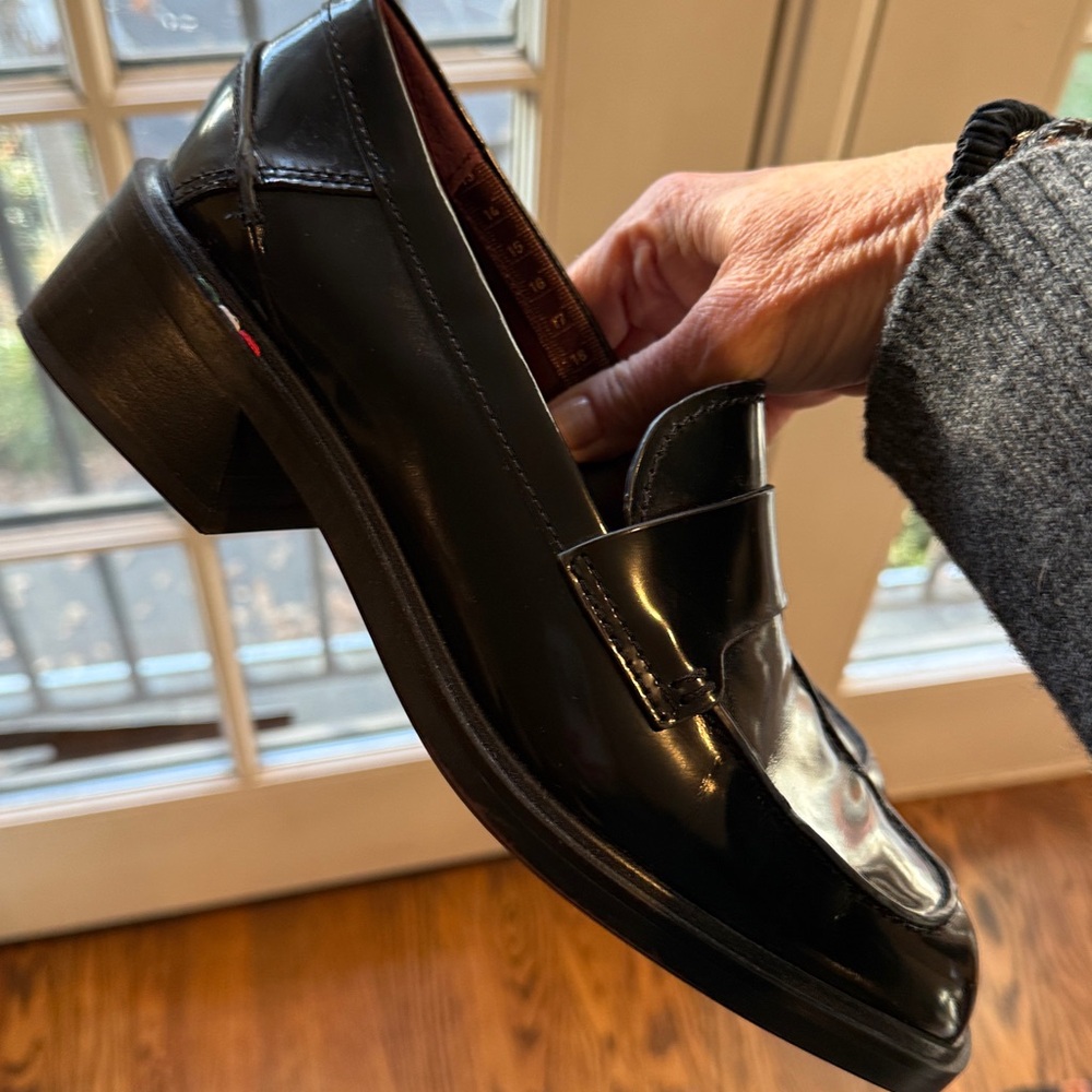 Franco Sarto Patent Leather Loafers